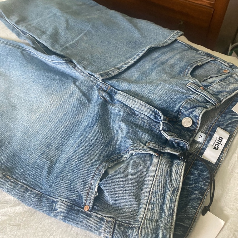 High Rise Blue Jeans